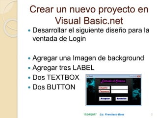Ventana de login | PPT