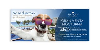 WEB BANNER AND POST FOR SOCIAL MEDIA - DREAMS RIVIERA CANCUN
