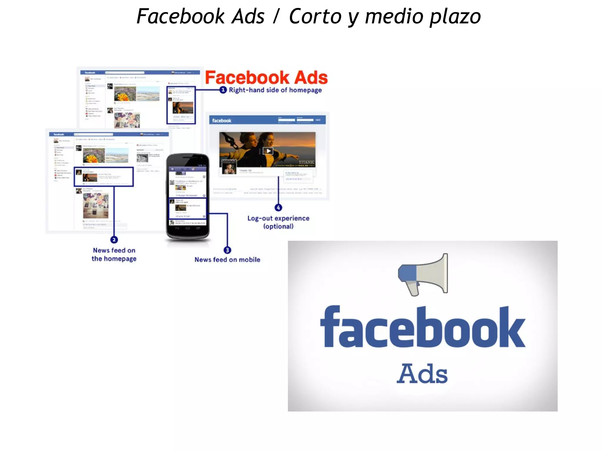 Isidro
Pérez
Facebook Ads / Corto y medio plazo
 