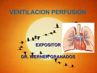 VENTILACION PERFUSION EXPOSITOR DR. WERNER GRANADOS 