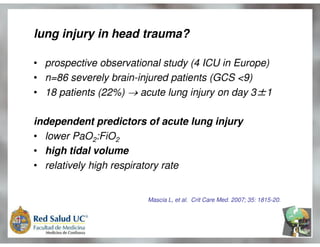 Ventilação Mecânica no TCE