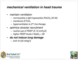Ventilação Mecânica no TCE