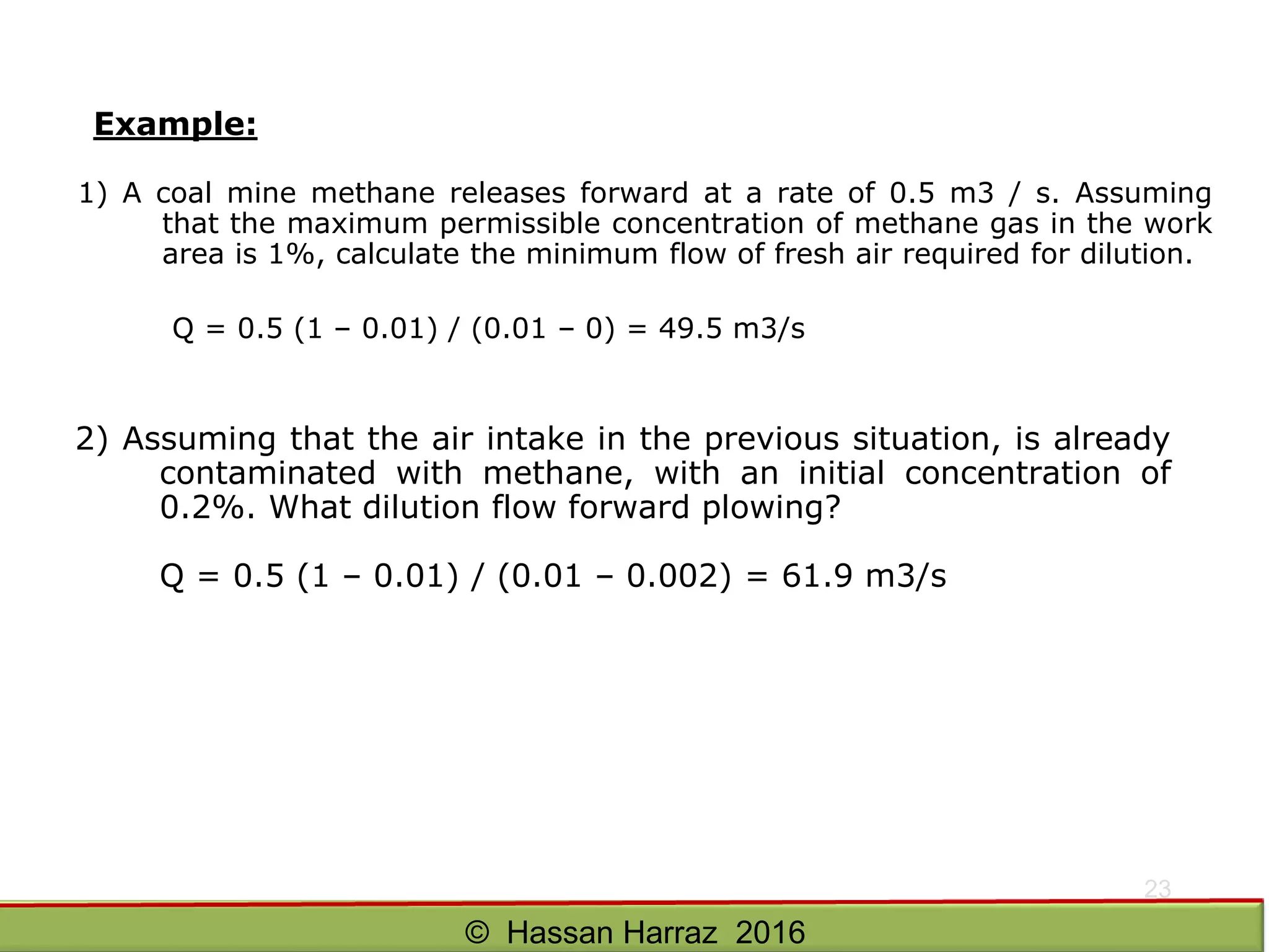Ventilation of underground mine | PDF