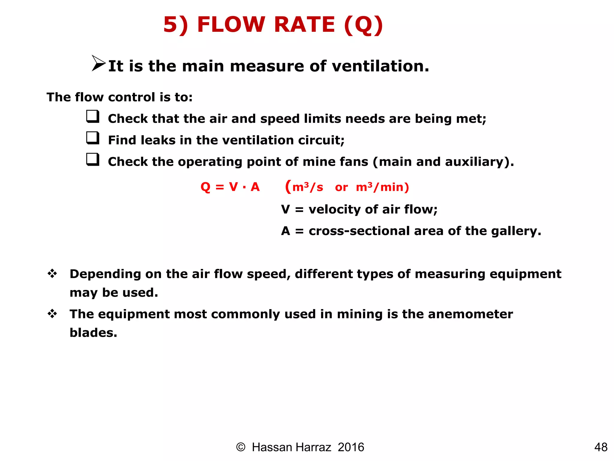Ventilation of underground mine | PDF