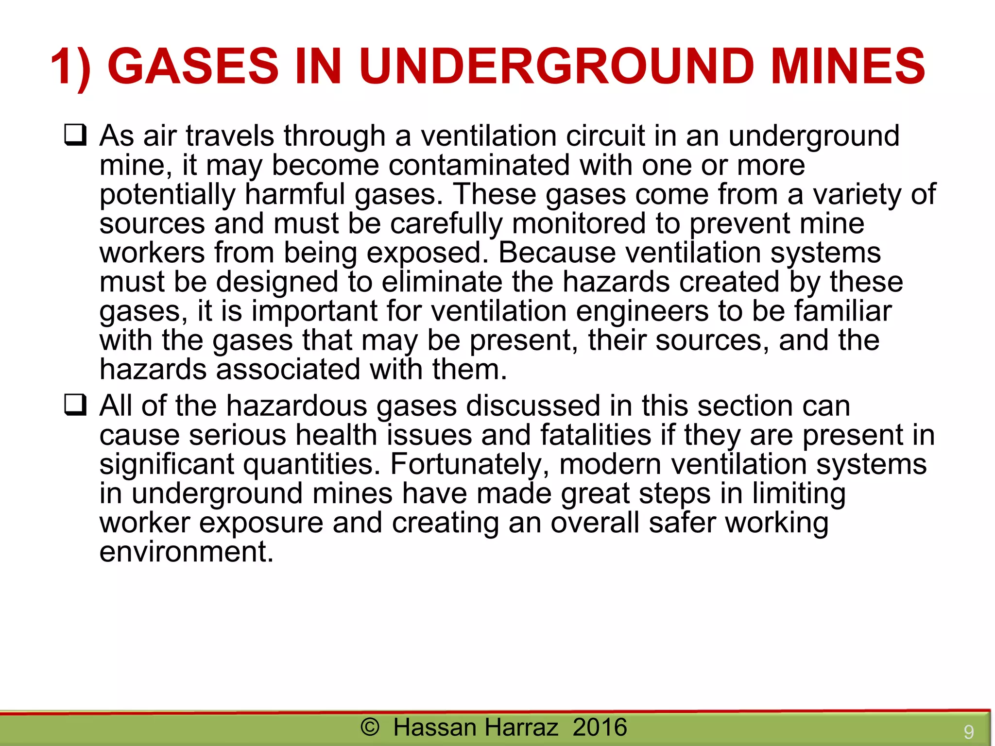 Ventilation of underground mine | PDF