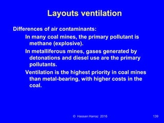 Ventilation of underground mine