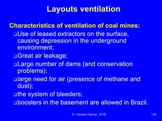 Ventilation of underground mine