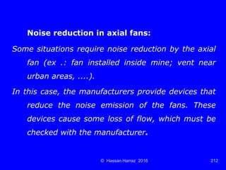 Ventilation of underground mine