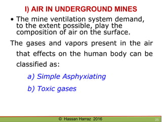 Ventilation of underground mine