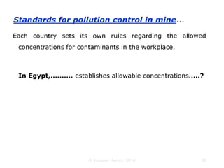 Ventilation of underground mine