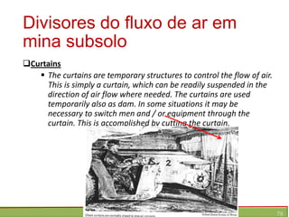 Ventilation of underground mine