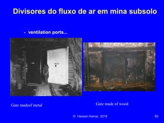 Ventilation of underground mine