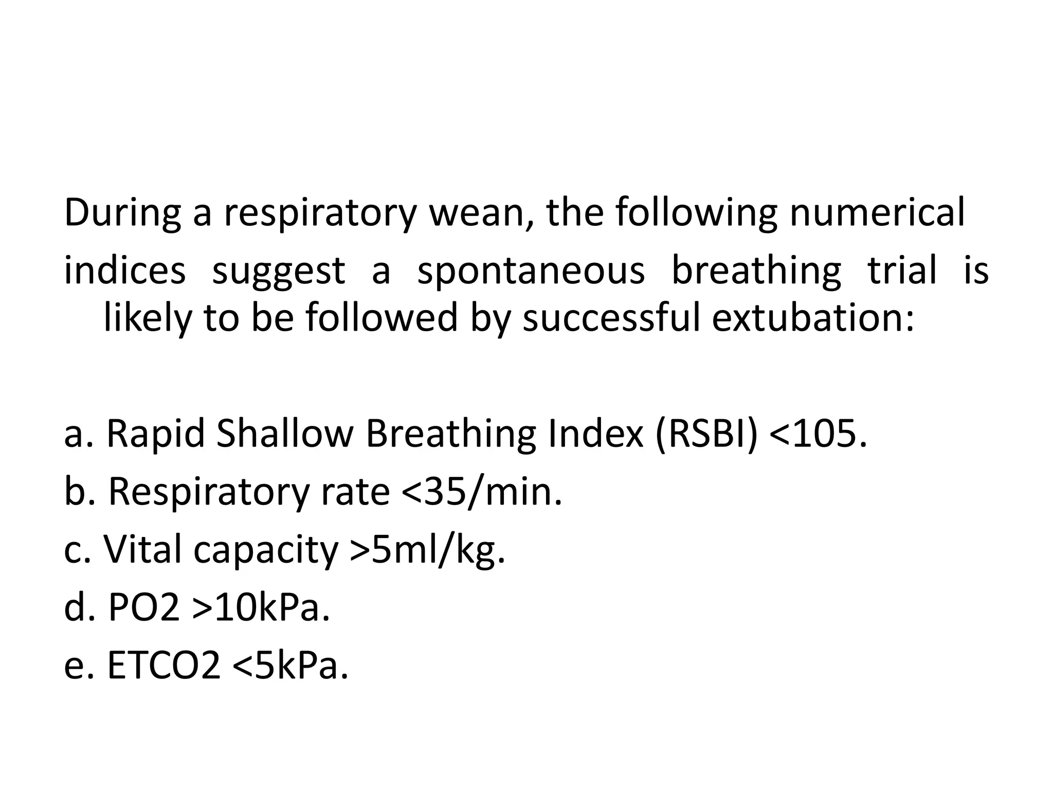 Ventilation quiz question PPT