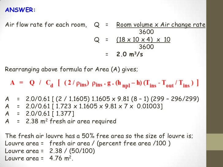 how to calculate flow rate of air how to calculate flow rate of air