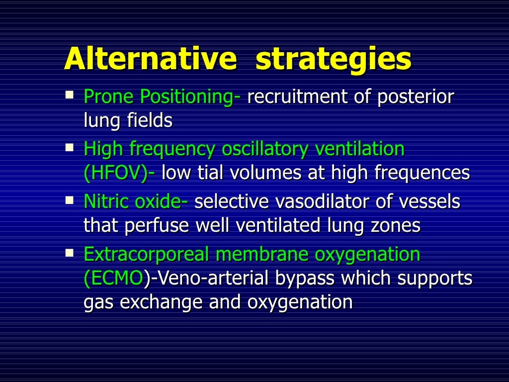 Ventilation strategies in ards rachmale