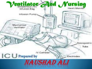 Ventilator And Nursing Prepared by Naushadali 