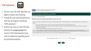 Ventilator-Associated Pneumonia (VAP) Surveillance Strategies, VAE ...