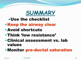 Pre ductal oxygen saturation 