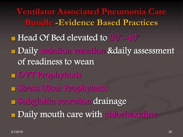 Ventilator associated pneumonia VAP | PPTX
