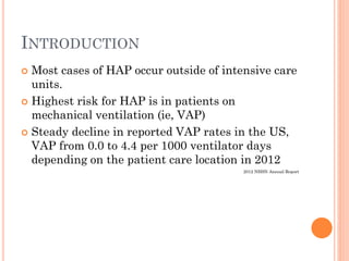 vap hap Incriminated Gram-negative bacteria in HAP and VAP main image 0