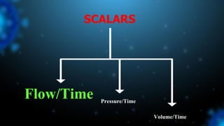 SCALARS
Flow/Time Pressure/Time
Volume/Time
 
