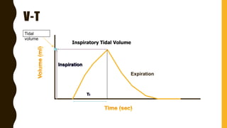 Inspiration
Expiration
Inspiratory Tidal Volume
TI
V-T
Tidal
volume
 
