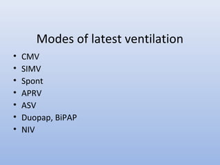 Ventilator mode | PPT