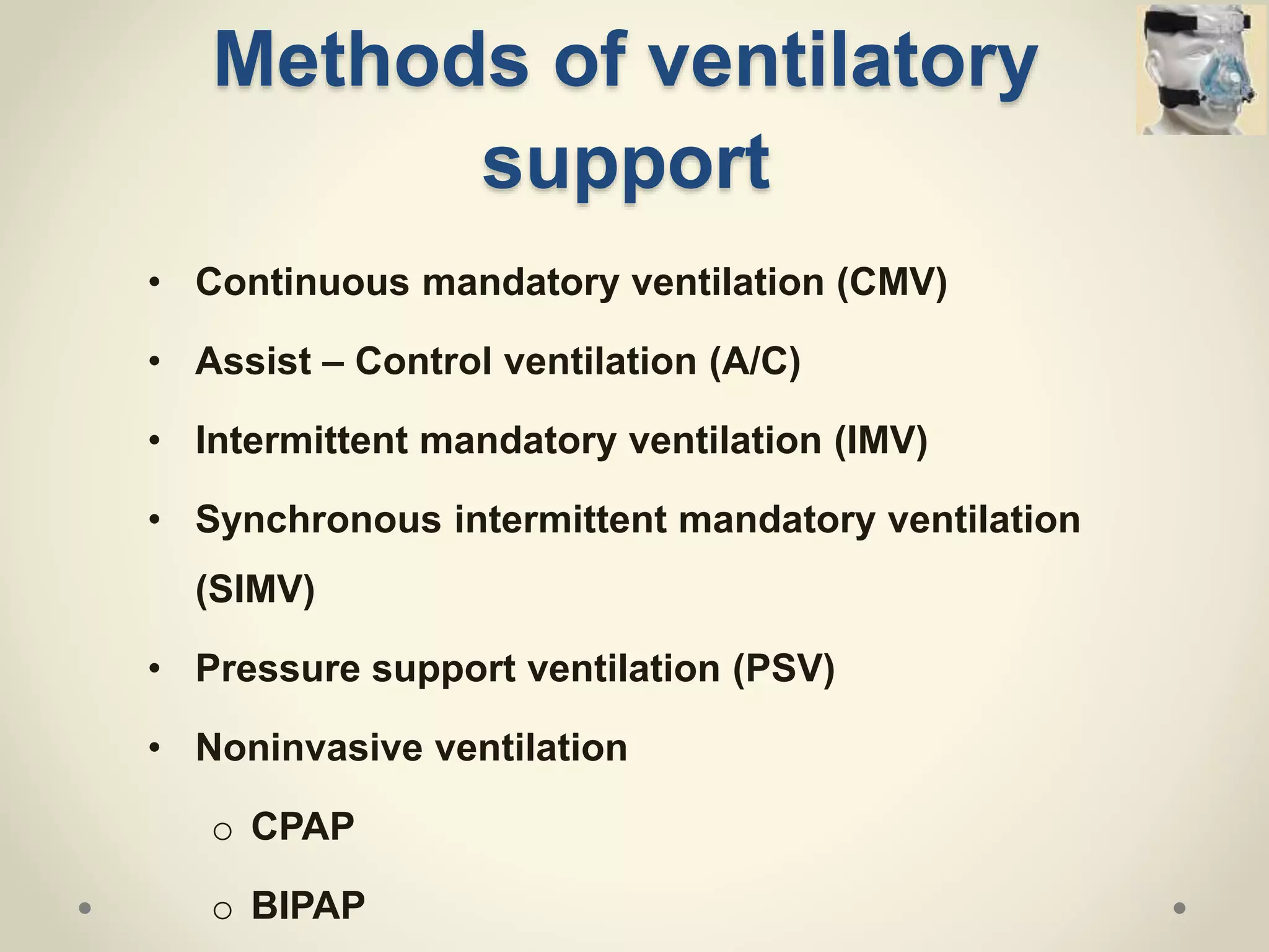 Ventilator in Critical Care | PPTX