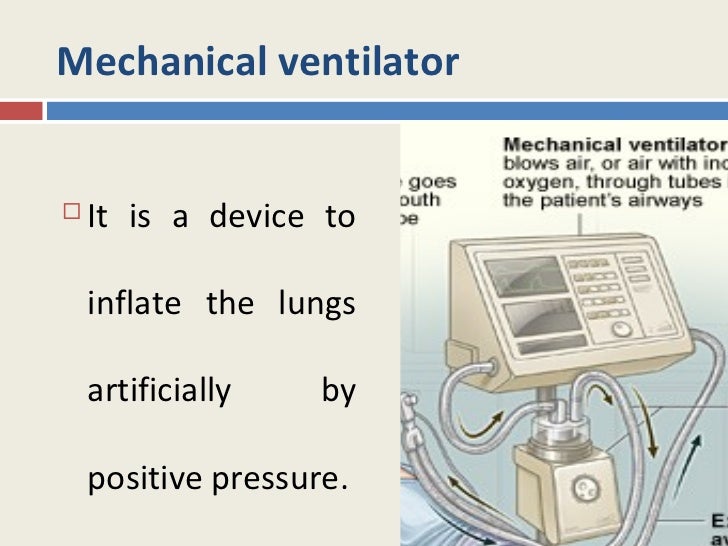 mechanical ventilators
