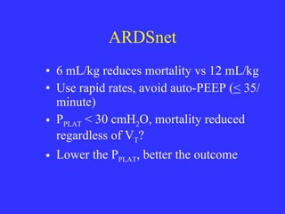 Ventilatory management of ards kacmarek | PPT
