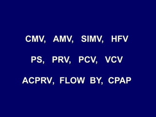 Ventilatory Modes. | PDF
