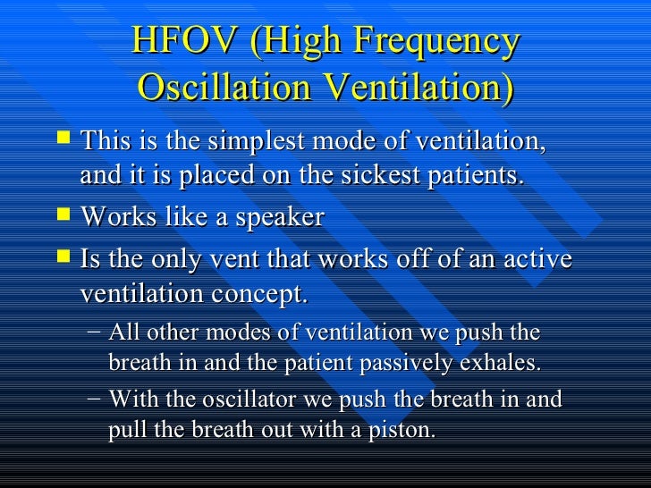 vent modes