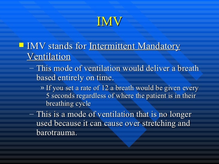 vent modes