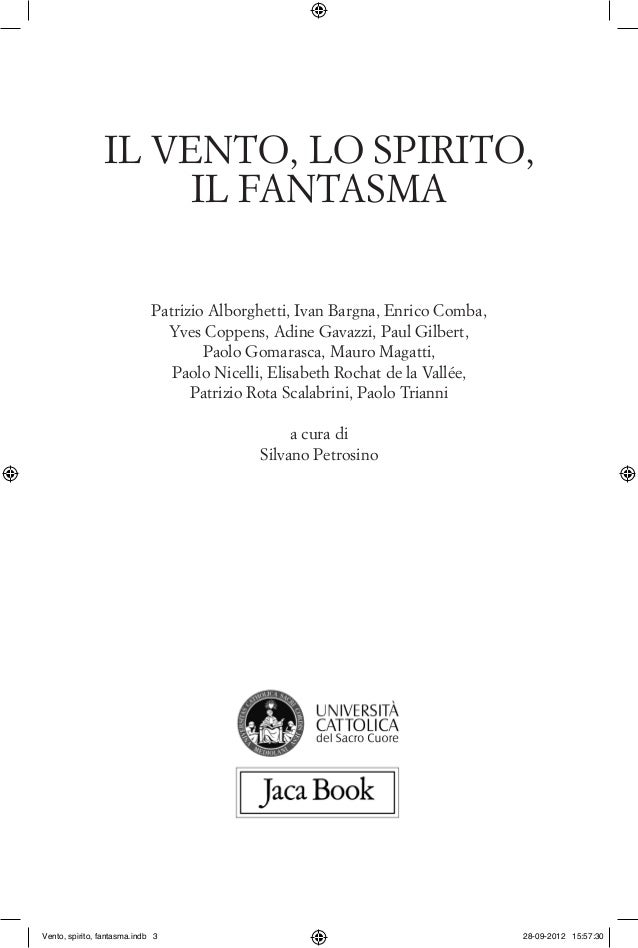 Spirito datazione