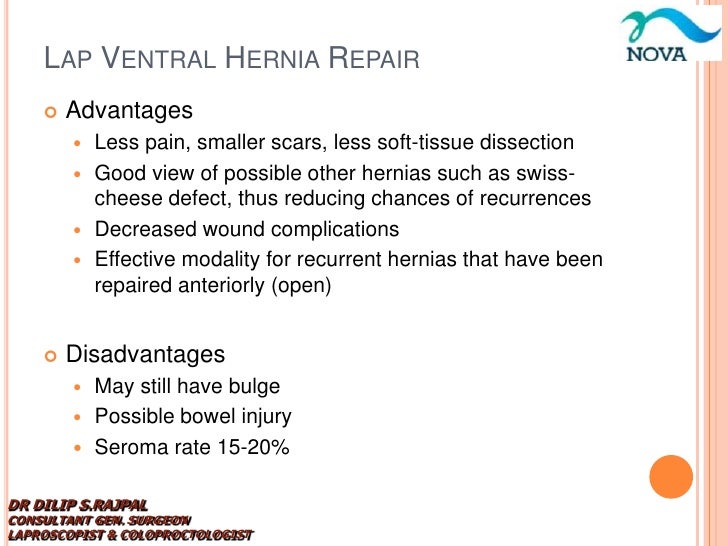 Laparoscopic Ventral Hernia Repair Ppt. DR DILIP S.RAJPAL
