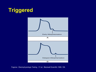 Triggered

Fogoros: Electrophysiologic Testing. 3rd ed. Blackwell Scientific 1999; 158.

 