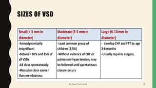 SIZES OF VSD
By: Shayan Fatima Azad 10
 