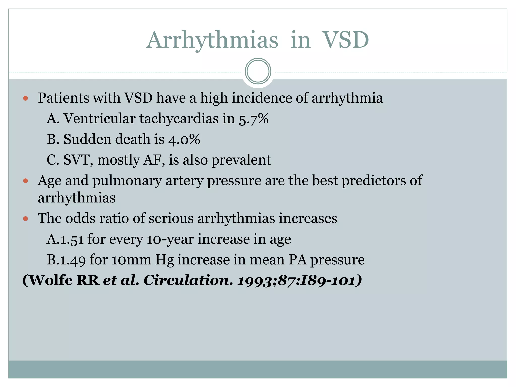 Vsd Incedence Ventricular septal defects | PPTX