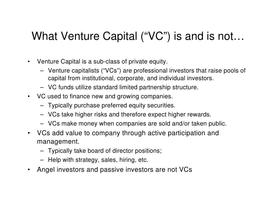 Venture Capital Basics