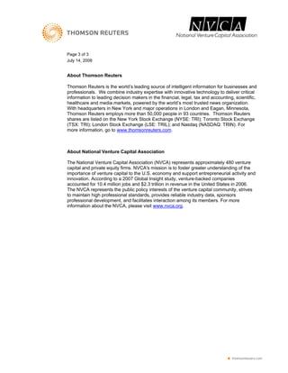 Venture Capital Fundraising Q2 2008