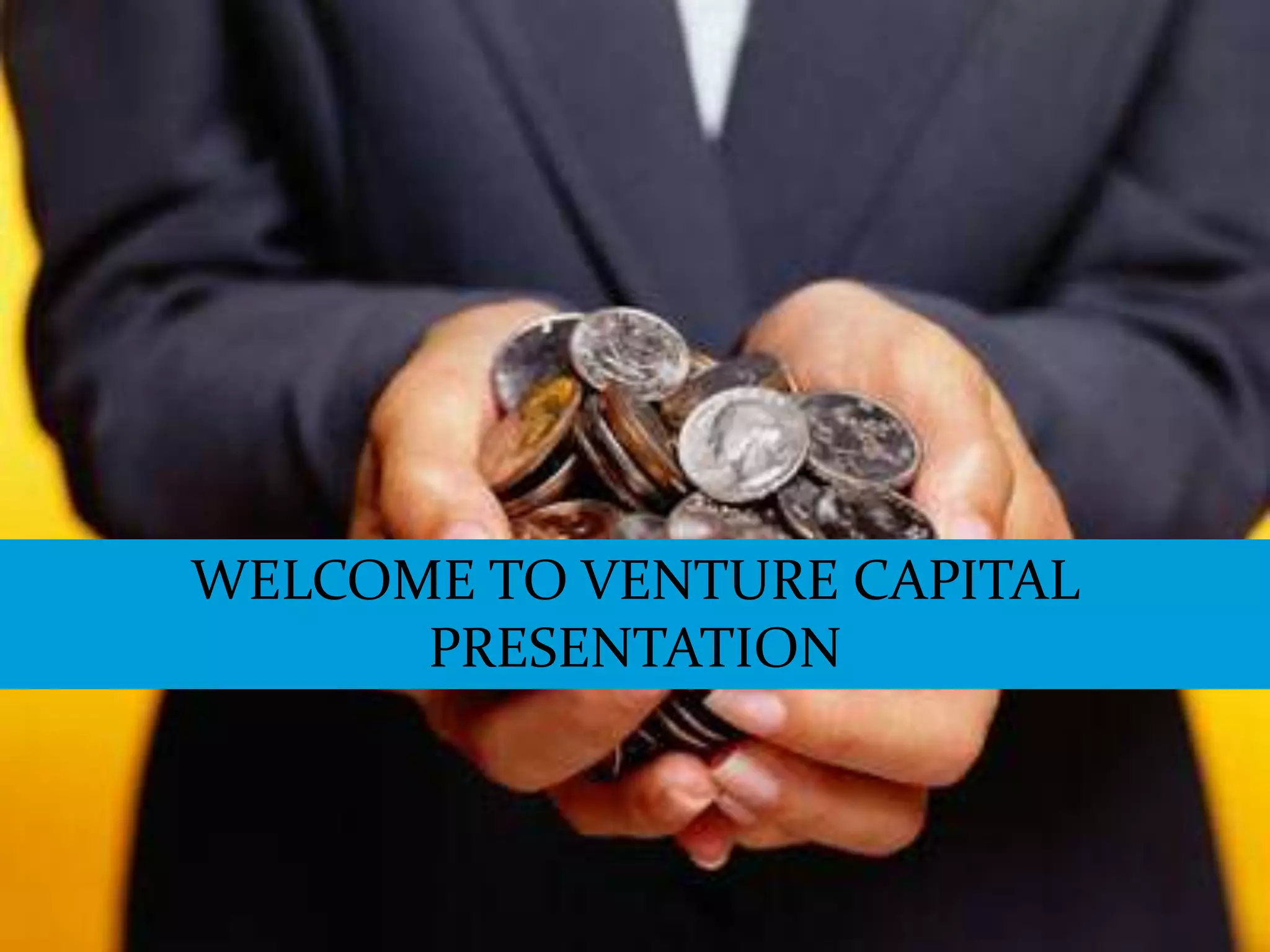 WELCOME TO VENTURE CAPITAL
PRESENTATION

 