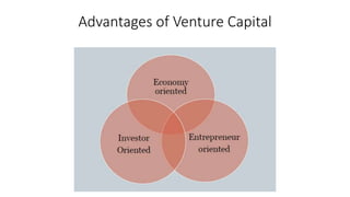 Advantages of Venture Capital 
 