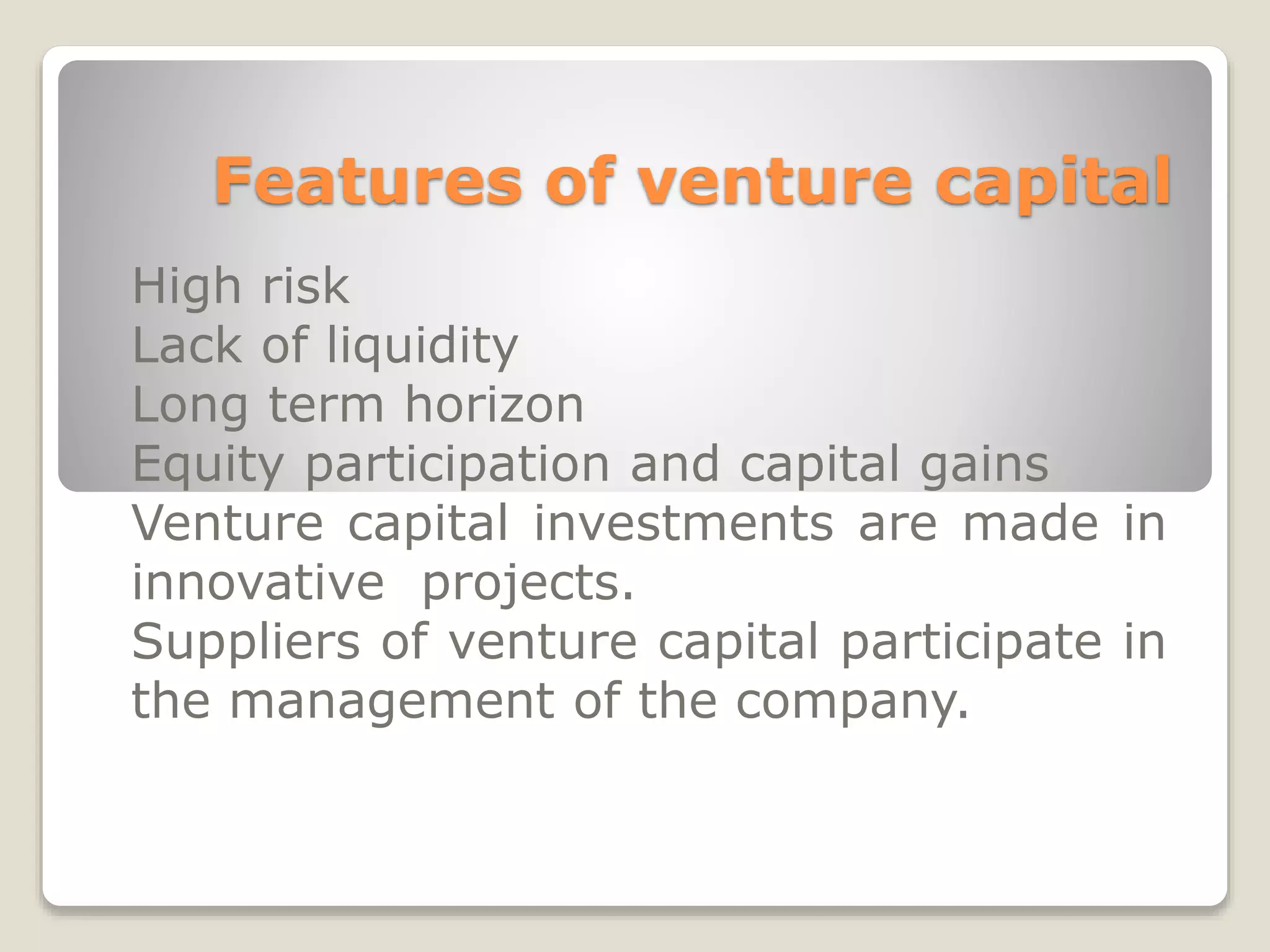 Venture capital | PPTX