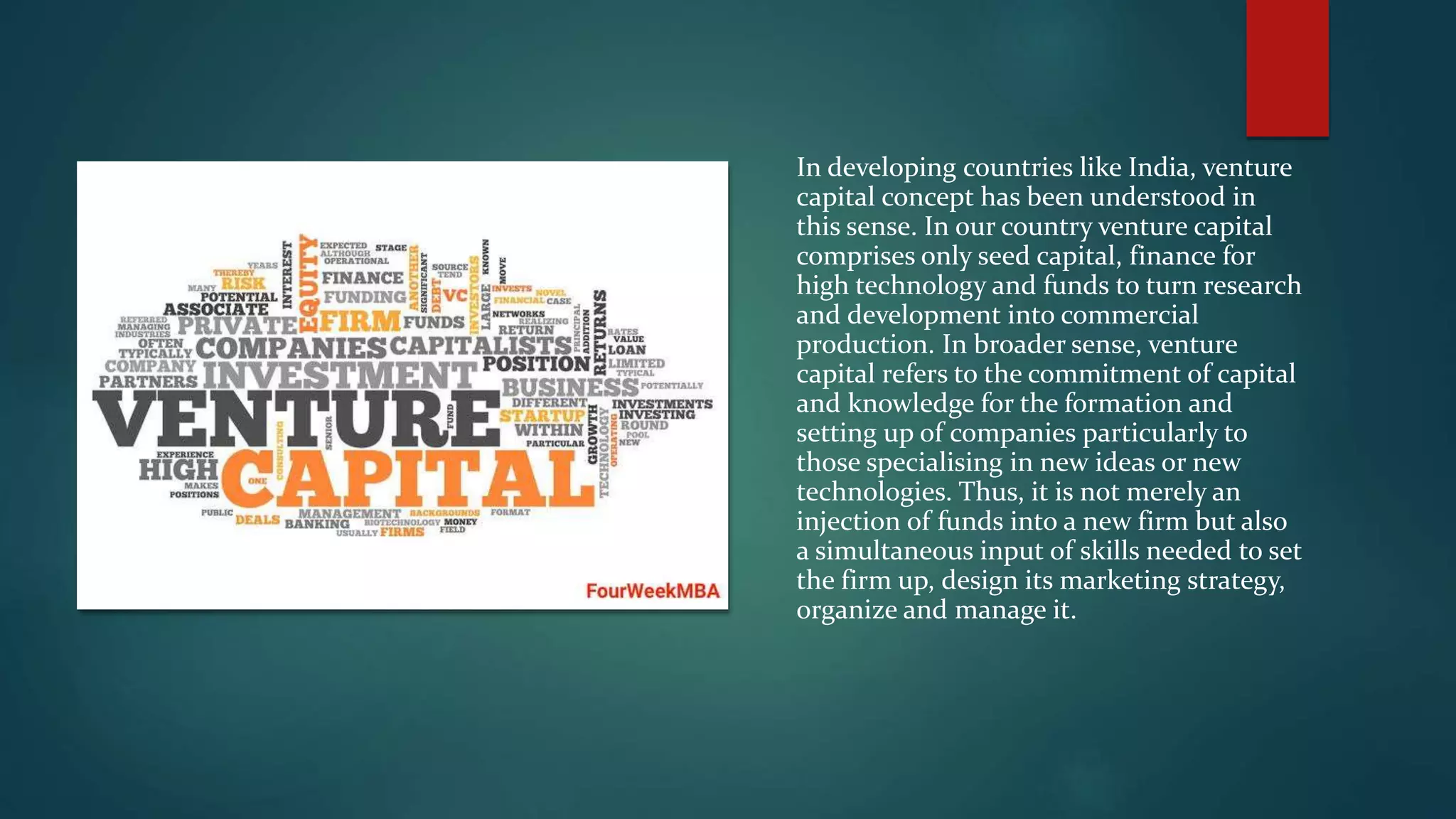 Venture capital financing | PPTX