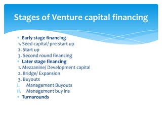 Venture capital in india | PPTX