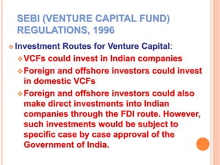 Venture capital in india | PPTX