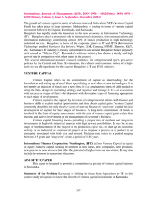 Venture capital in karnataka | PDF