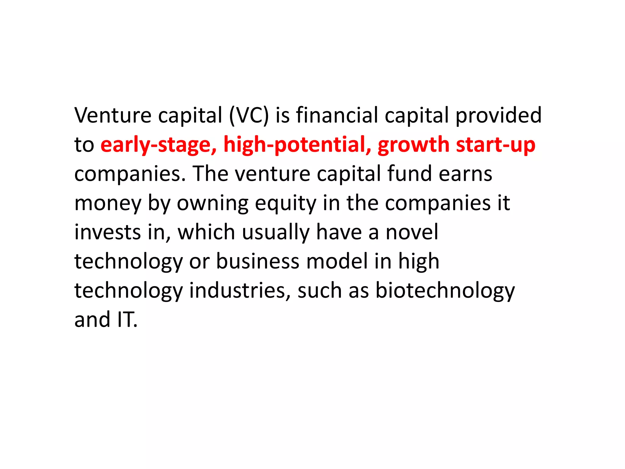 Venture capital investment | PPTX