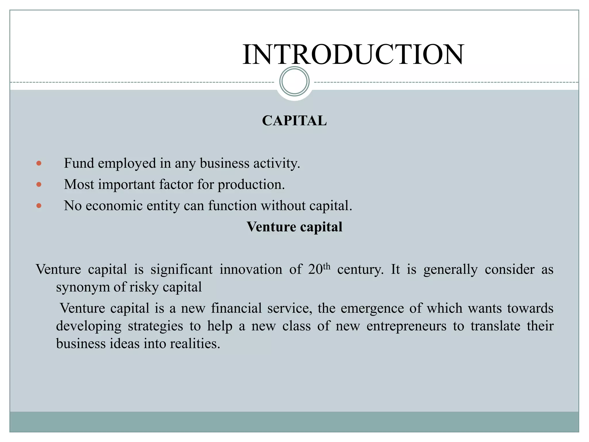 Venture capital ppt | PDF
