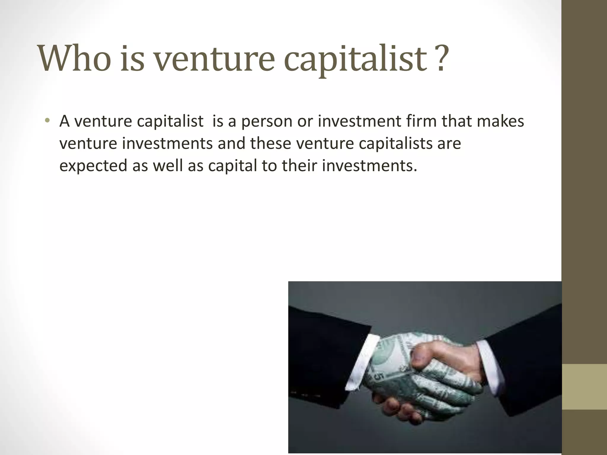 Venture capitalist and angel investors | PPTX